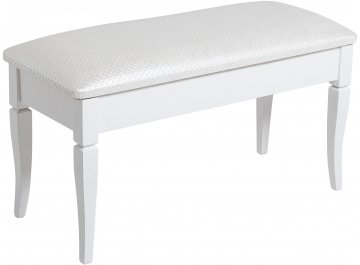 Банкетка Вивальди М белый / белый