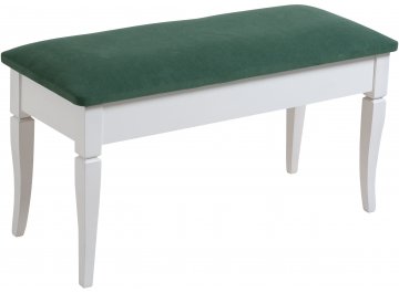 Банкетка Вивальди М белый / белый