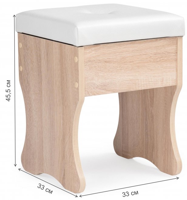 Банкетка Виктория-1 дуб сонома