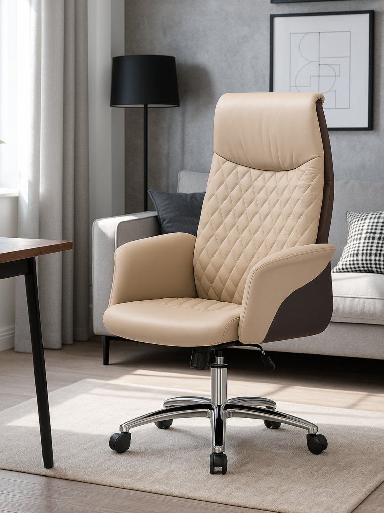 Компьютерное кресло Avrora beige / brown