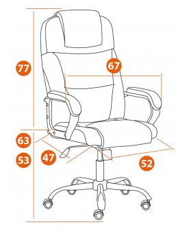 Компьютерное кресло Bergamo/Бергамо