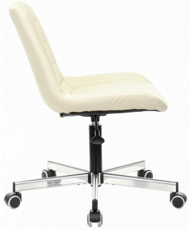 Кресло офисное Deco MG-316 серебристое / слоновая кость