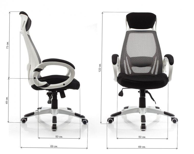 Компьютерное кресло Burgos белое