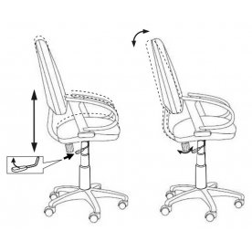 Компьютерное кресло Бюрократ CH-1300/T-15-21