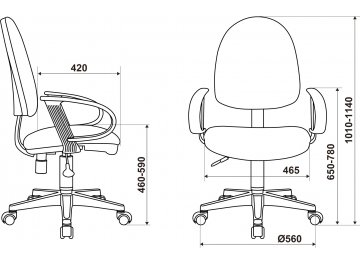 Компьютерное кресло Бюрократ CH-300