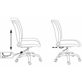 Компьютерное кресло Бюрократ CH-322SXN