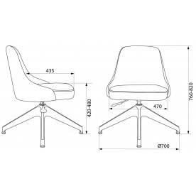 Компьютерное кресто Бюрократ CH-340GLZ