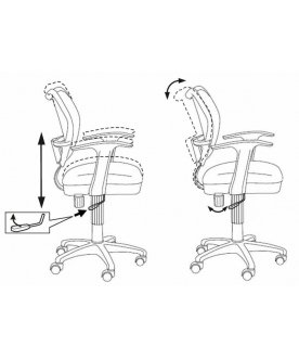 Компьютерное кресло Бюрократ CH-W797