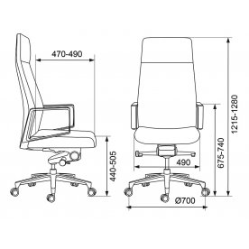 Компьютерное кресло Бюрократ Jons beige