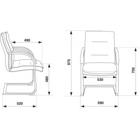 Компьютерное кресло Бюрократ T-9927SL-LOW-V black
