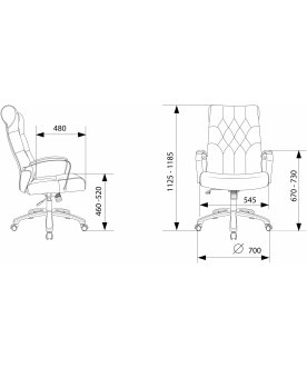 Компьютерное кресто Бюрократ T-9928SL Fabric