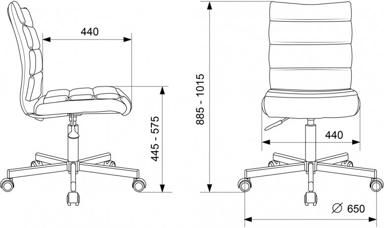 Компьютерное кресло CH-320M белое
