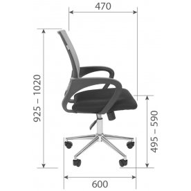 Компьютерное кресло Chairman 696 TW