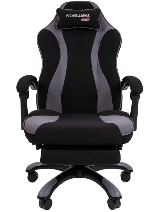 Компьютерное кресло Chairman game 35 черое / серое