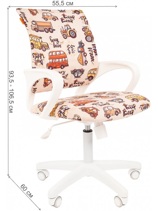 Компьютерное кресло Chairman Kids 103 автобусы