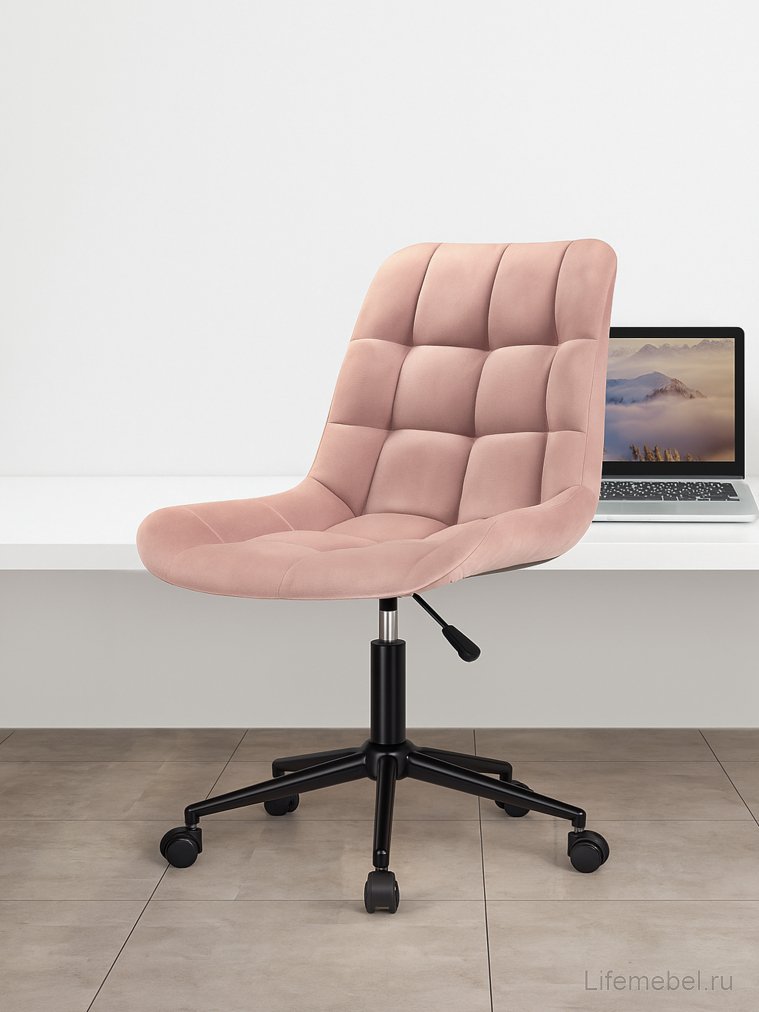 Компьютерное кресло Честер розовый / черный