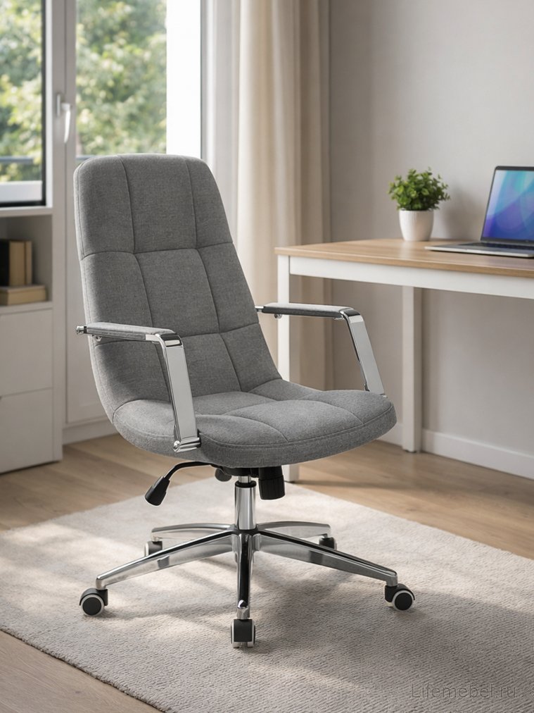 Компьютерное кресло Cradle шенилл серый