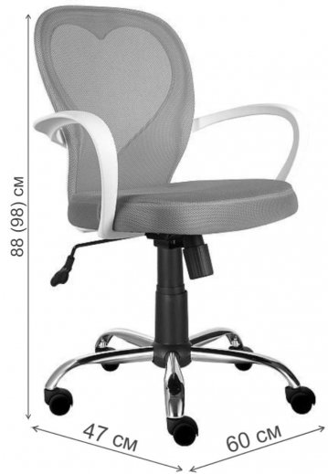 Компьютерное кресло Daisy серое