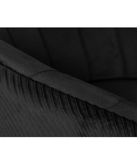 Кресло офисное Dobrin Edison Black черный велюр 1922-21