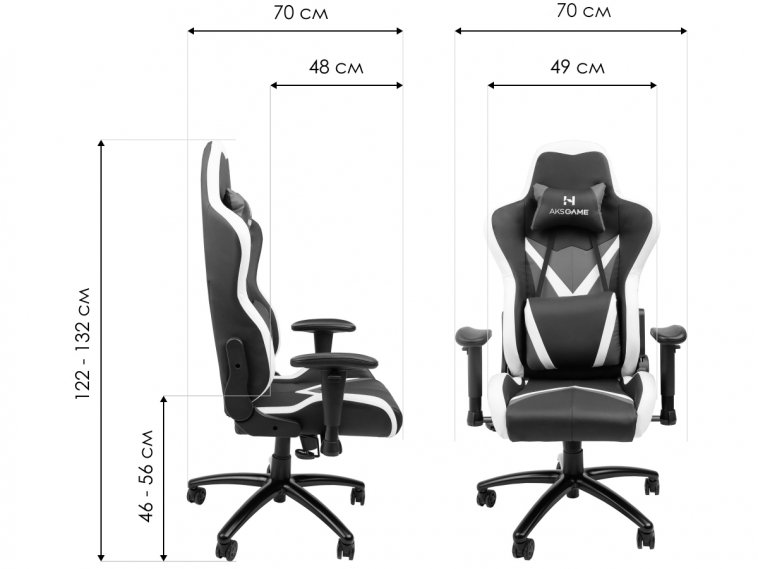 Компьютерное кресло Eragon экокожа черный