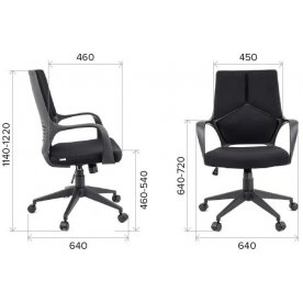 Компьютерное кресло Everprof Trio Black LB T