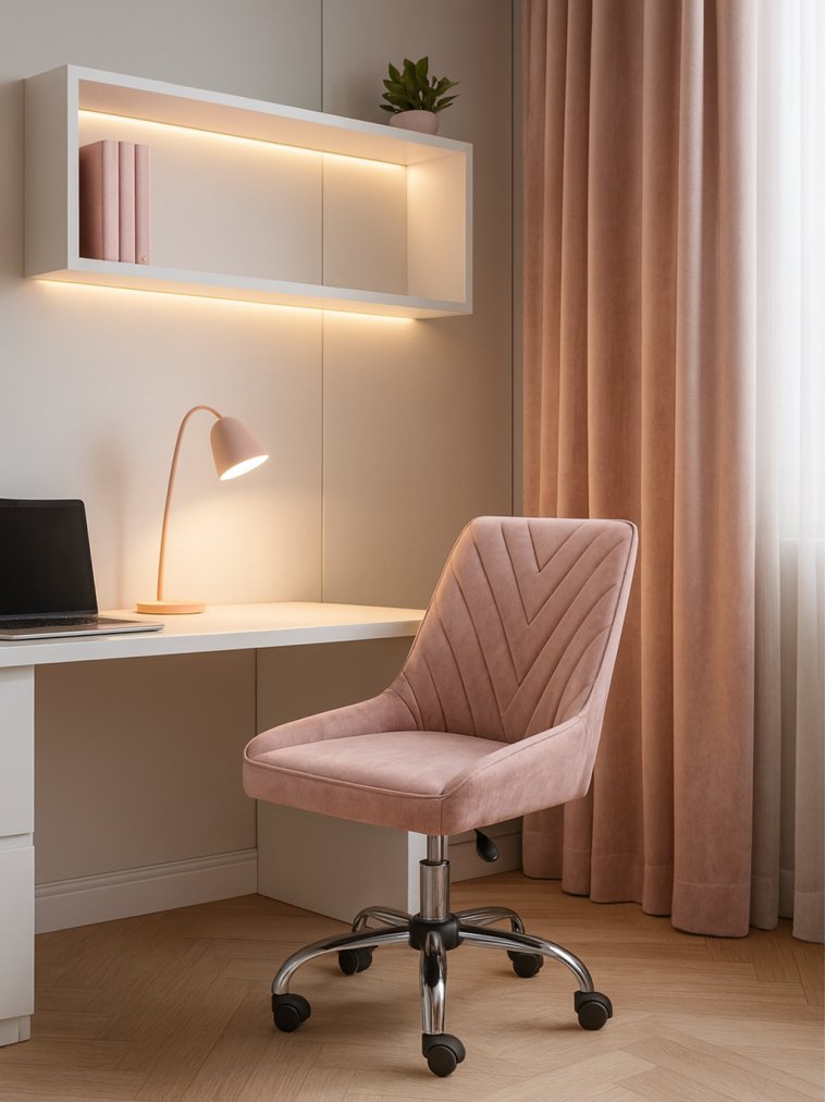 Компьютерное кресло Rico розовое