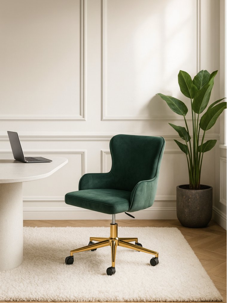 Компьютерное кресло Timoteo темно-зеленое