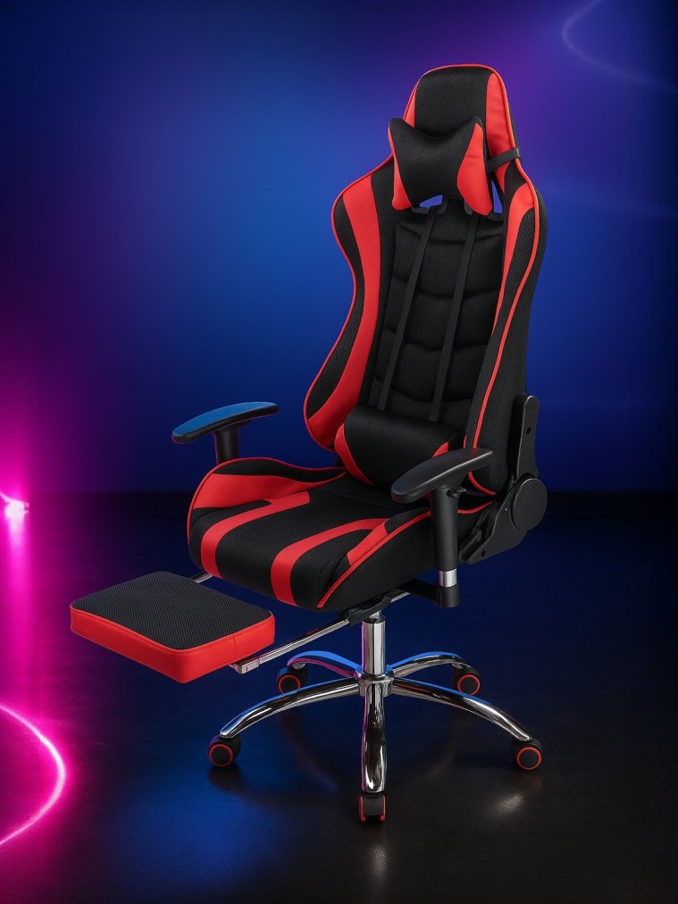 Компьютерное кресло Kano 1 red / black