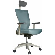 белый / серебр-голубой