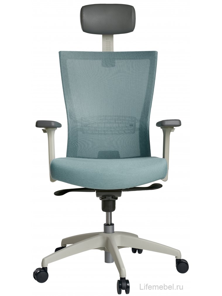 Компьютерное кресло Airex AIRE-101W голубое