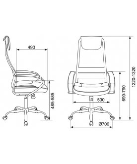 Компьютерное кресло CH-608SL