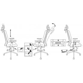 Компьютерное кресло MC-612N-H