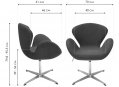 Компьютерное кресло Swan Chair винный