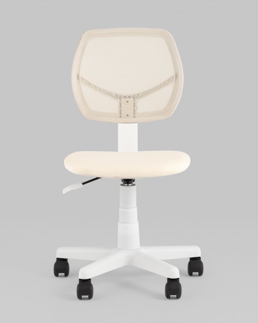 Компьютерное кресло Лори, бежевый, пластик белый