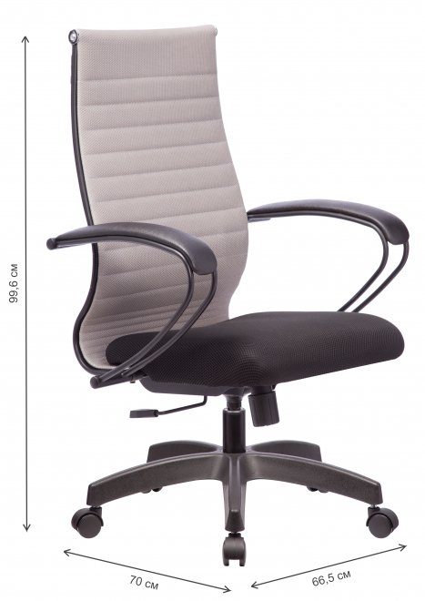 Компьютерное кресло МЕТТА-19 светло-серый