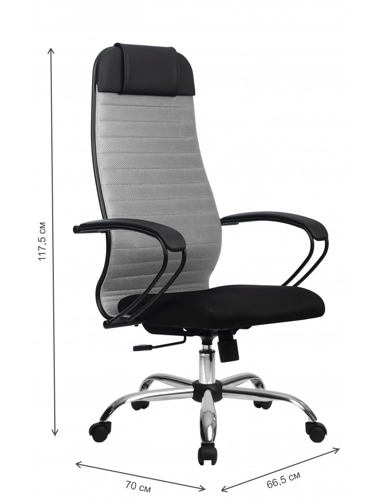 Компьютерное кресло МЕТТА-21 светло-серый