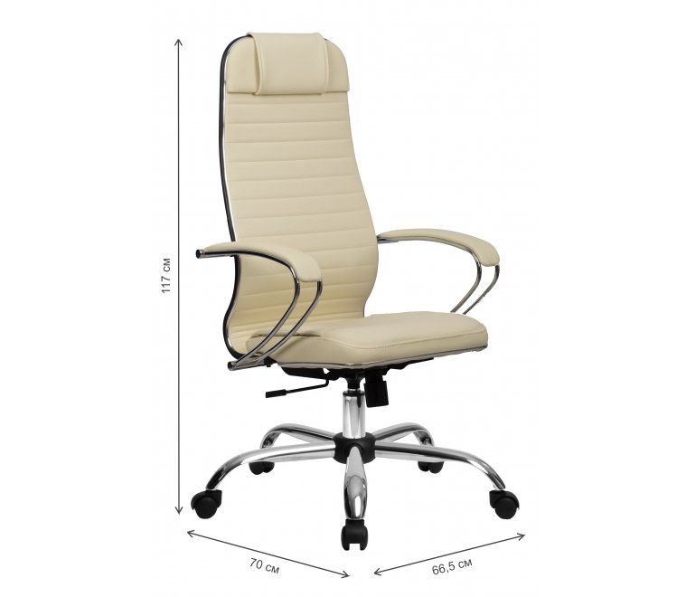 Компьютерное кресло МЕТТА-6 светло-бежевый