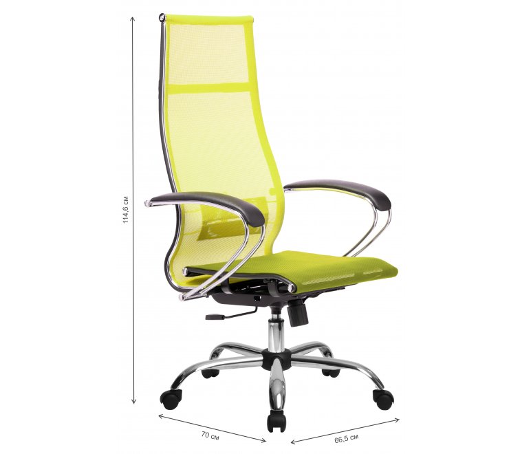Компьютерное кресло МЕТТА-7 лайм / лайм