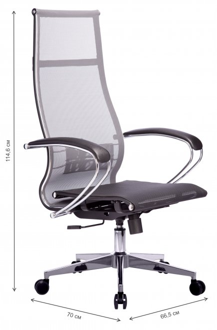 Компьютерное кресло МЕТТА-7 серый