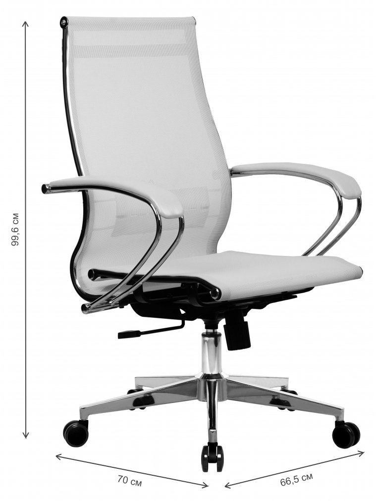 Компьютерное кресло МЕТТА-9 белый