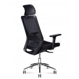 Компьютерное кресло Mono black chrom