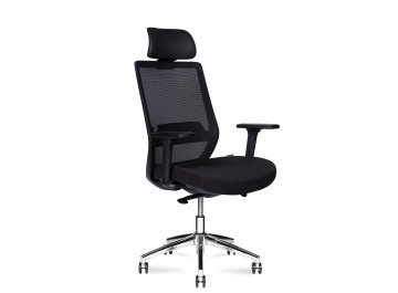 Компьютерное кресло Mono black chrom