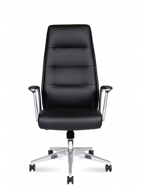 Компьютерное кресло Nancy black leather черный