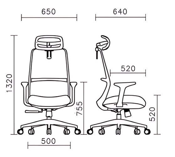 Компьютерное кресло Некст серый