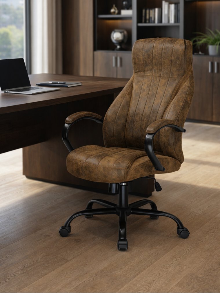 Компьютерное кресло Raker коричневый / черный