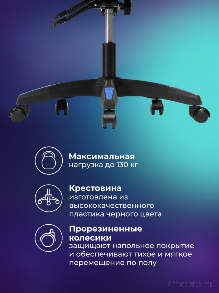 Компьютерное кресло Rodas black / blue