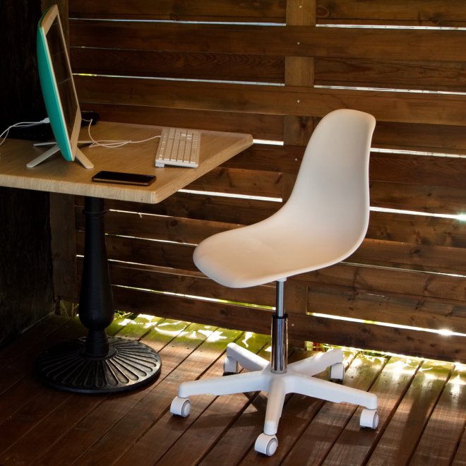 Компьютерное кресло Смузи белый