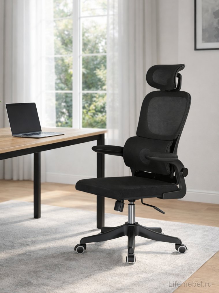 Компьютерное кресло Sprut сетка черный