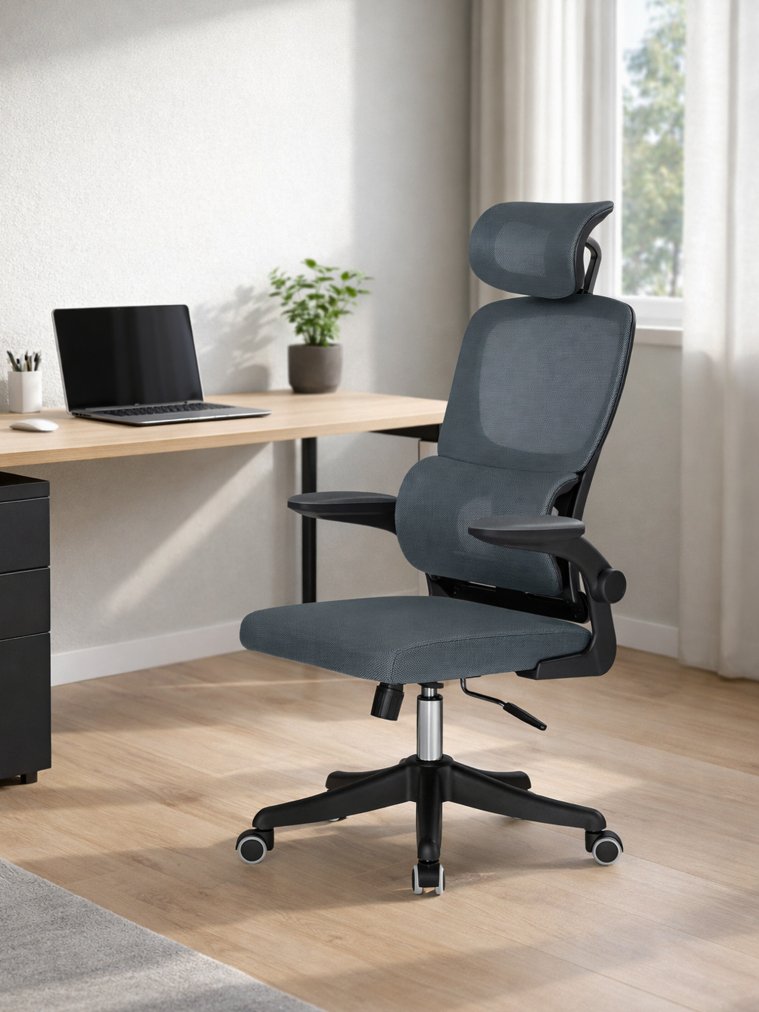 Компьютерное кресло Sprut темно-серый / черный