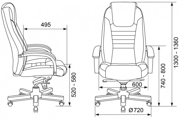 Компьютерное кресло T-9923WALNUT слоновая кость
